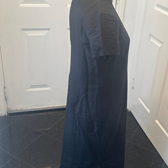 VTG Jessica Howard Linen Embroidered Cheongsam Qipao Floral Maxi Dress Petite 4 - Picture 9 of 12